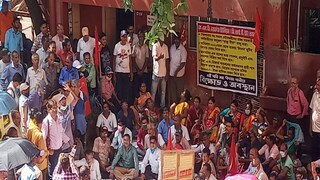 পুরসভায় বিক্ষোভ