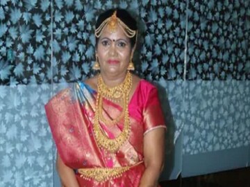 Saranya married Indrani's son at Tiruvallur in a grand ceremony. (Credits: News18)