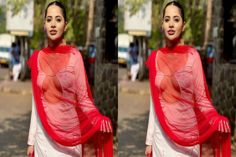 সম্প্রতি উর্ফি জাভেদের একটি ছবি তোলপাড় করেছিলে যেখানে রেজারের বেল্ড দিয়ে একটি পোশাক তৈরি করে পরেছিলেন উর্ফি সেই ভিডিওই তুলকালাম করেছিল সোশ্যাল মিডিয়ায় ৷ ছবি সৌজন্যে ইনস্টাগ্রাম ৷