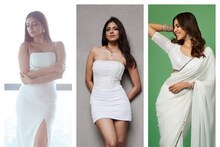 শ্বেতশুভ্র পোশাকে উন্মুক্ত বক্ষ বিভাজিকা, নেট দুনিয়ায় উষ্ণতা ছড়ালেন মালবিকা