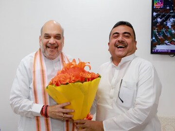 Amit Shah asks Suvendu Adhikary to work as one team in bengal