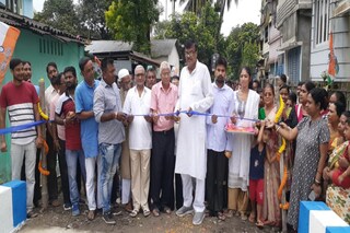 কোচবিহার পৌর এলাকার ১৯ নম্বর ওয়ার্ডে উদ্বোধন করা হলো কালভার্ট।