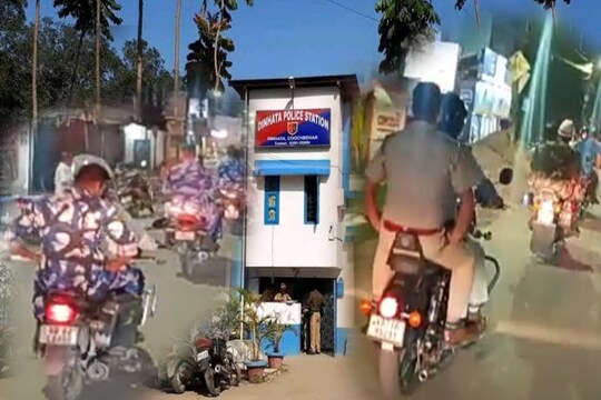 চলছে পুলিশি টহল