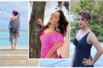 সমুদ্র ভিজিয়ে দিচ্ছে শরীর! গলছে বরফ! রোমান্টিক মুহূর্তে ভাইরাল শ্রাবন্তী!