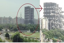 বীভৎস আওয়াজ, চোখের পলকে নয়ডা কাঁপিয়ে ভাঙল ট্যুইন টাওয়ার! সেই মুহূর্তের ছবি..