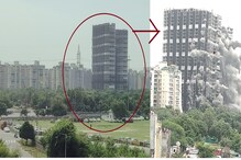 Noida Twin Tower demolition in Photos: বীভৎস আওয়াজ, চোখের পলকে নয়ডা কাঁপিয়ে ভাঙল ট্যুইন টাওয়ার! বিশেষ মুহূর্ত ধরা রইল ছবিতে