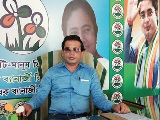 পদত্যাগী তৃণমূল নেতা বিশ্বজিৎ চট্টোপাধ্যায়৷ 
