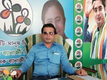 পদত্যাগী তৃণমূল নেতা বিশ্বজিৎ চট্টোপাধ্যায়৷ 