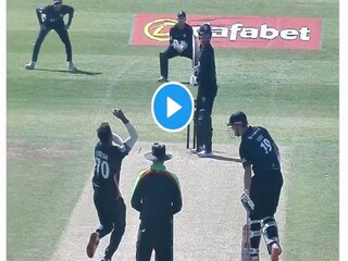viral video umesh yadav takes 5 wickets - Photo Courtesy- Twitter/ Video Grab 
