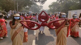 Durga Puja Rally