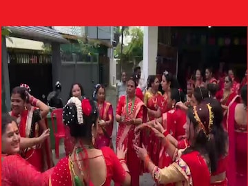 Gorkha women celebrates hariyali Teej