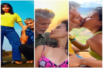 প্রেম কোনও বয়স মানে না, জন্মদিনে অঙ্কিতার ঠোঁটে চুমু এঁকে দিলেন মিলিন্দ সোমন প্রেম কোনও বয়স মানে না, জন্মদিনে অঙ্কিতার ঠোঁটে চুমু এঁকে দিলেন মিলিন্দ সোমন