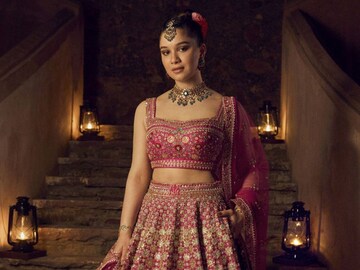 Sara Tendulkar in Pink Lehanga