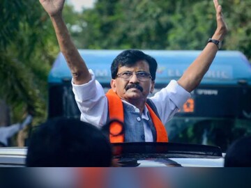 Shiv Sena MP Sanjay Raut being taken to the Enforcement Directorate office in connection with a money laundering case, in Mumbai, Sunday, July 31, 2022. (PTI Photo)