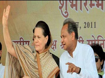 Sonia Gandhi and Ashok Gehlot