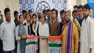 ত্রিপুরায় তৃণমূল ছাত্র পরিষদ গঠন। 