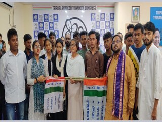 ত্রিপুরায় তৃণমূল ছাত্র পরিষদ গঠন। 