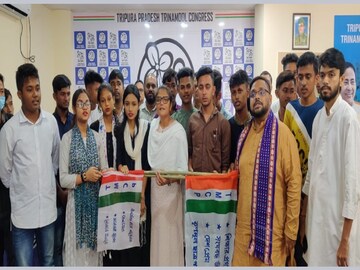 ত্রিপুরায় তৃণমূল ছাত্র পরিষদ গঠন। 