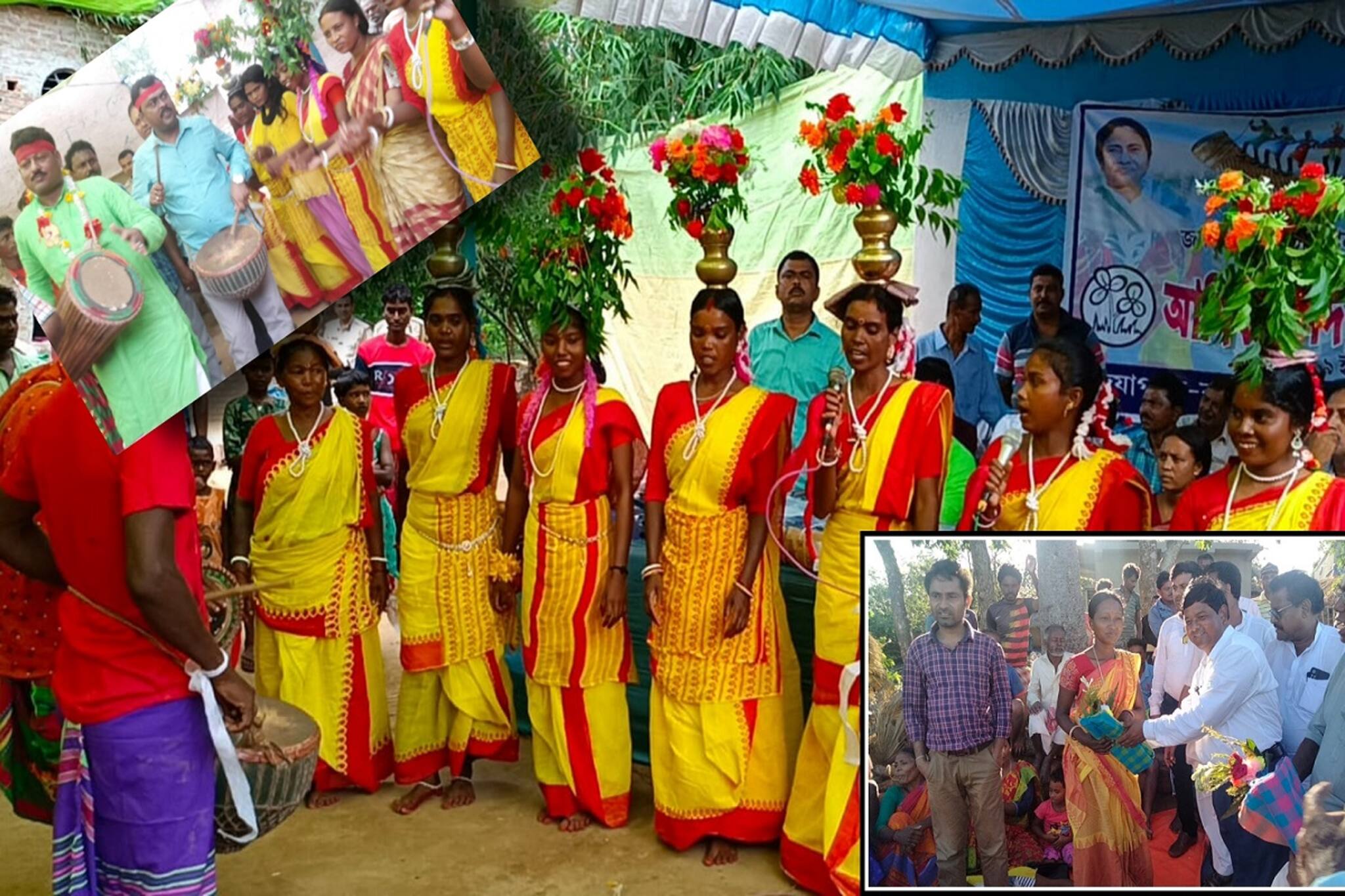 Murshidabad News: নাচ আর মাদলের তালে রঙিন হল আন্তর্জাতিক আদিবাসী দিবস       