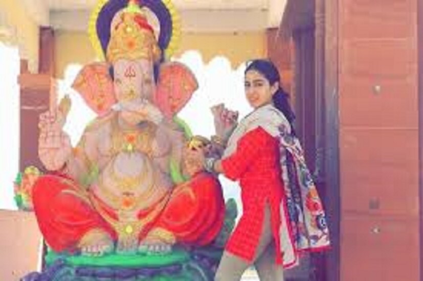 সারা আলি খানও গণেশের বন্দনা করেন ৷ ফাইল ছবি ৷