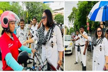 যাদবপুর সিগন্যালে ট্রাফিক সামলাচ্ছেন অপরাজিতা আঢ্য! নতুন ভূমিকায় নায়িকা!