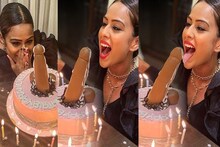 ৩০তম জন্মদিনের কেক দেখতে পুরুষাঙ্গের মতো! সেই কেক কেটে বিতর্কে অভিনেত্রী নিয়া
