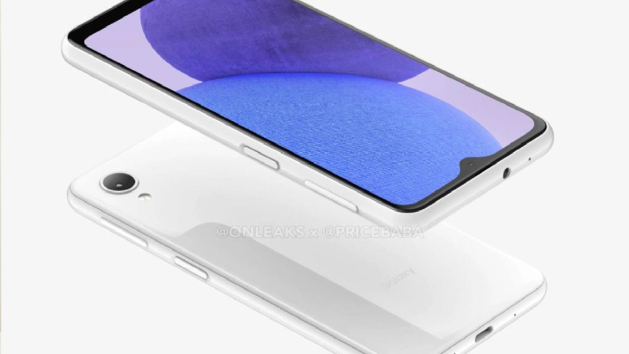 Samsung Galaxy A23e-এর রেন্ডার ফাঁস, সামনে এল ফোনের স্পেসিফিকেশন