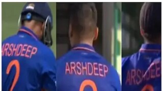 ind vs wi: three players wear arshdeep singh's jersey