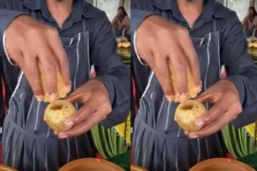 দেশের সব থেকে বড় ফুচকা কাঁপাচ্ছে সোশ্যাল মিডিয়া! রেসিপি জানলেই জিভে জল