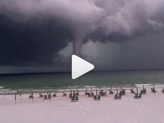 viral video of massive waterspout - Photo Courtesy- Instagram Video Grab