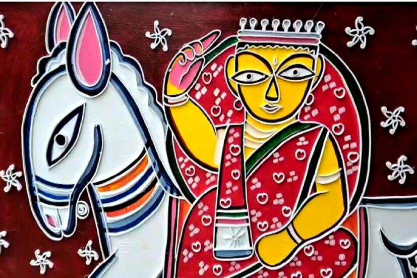  "দিন আসে দিন যায় ,২৭ বর্ষে পায়ে পায়ে , দুর্গাপূজা নবতারায় , মণ্ডপ জুড়ে যামিনী রায়।" এবার হলদিয়ার চৈতন্যপুর নবাতারা ক্লাবের পুজোর থিম ভাবনা চিত্রশিল্পী যামিনী রায়। মণ্ডপে শিল্পীর জীবনী ও শিল্পকলা তুলে ধরা হচ্ছে। প্রখ্যাত শিল্পী অবনীন্দ্রনাথ ঠাকুরের যোগ্য শিষ্য ছিলেন যামিনী রায়। (ছবি ও লেখা: Saikat Shee)