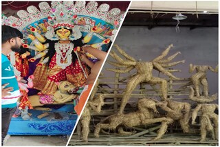 মন্দিরবাজারের নস্করবাড়িতে ৬ মন চাল দিয়ে ৩০০ বছর ধরে চলছে দুর্গাপুজো