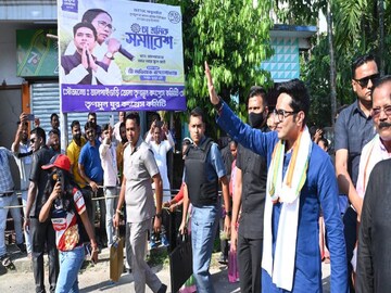 Abhishek Banerjee attacks BJP as they are trying to divide bengal