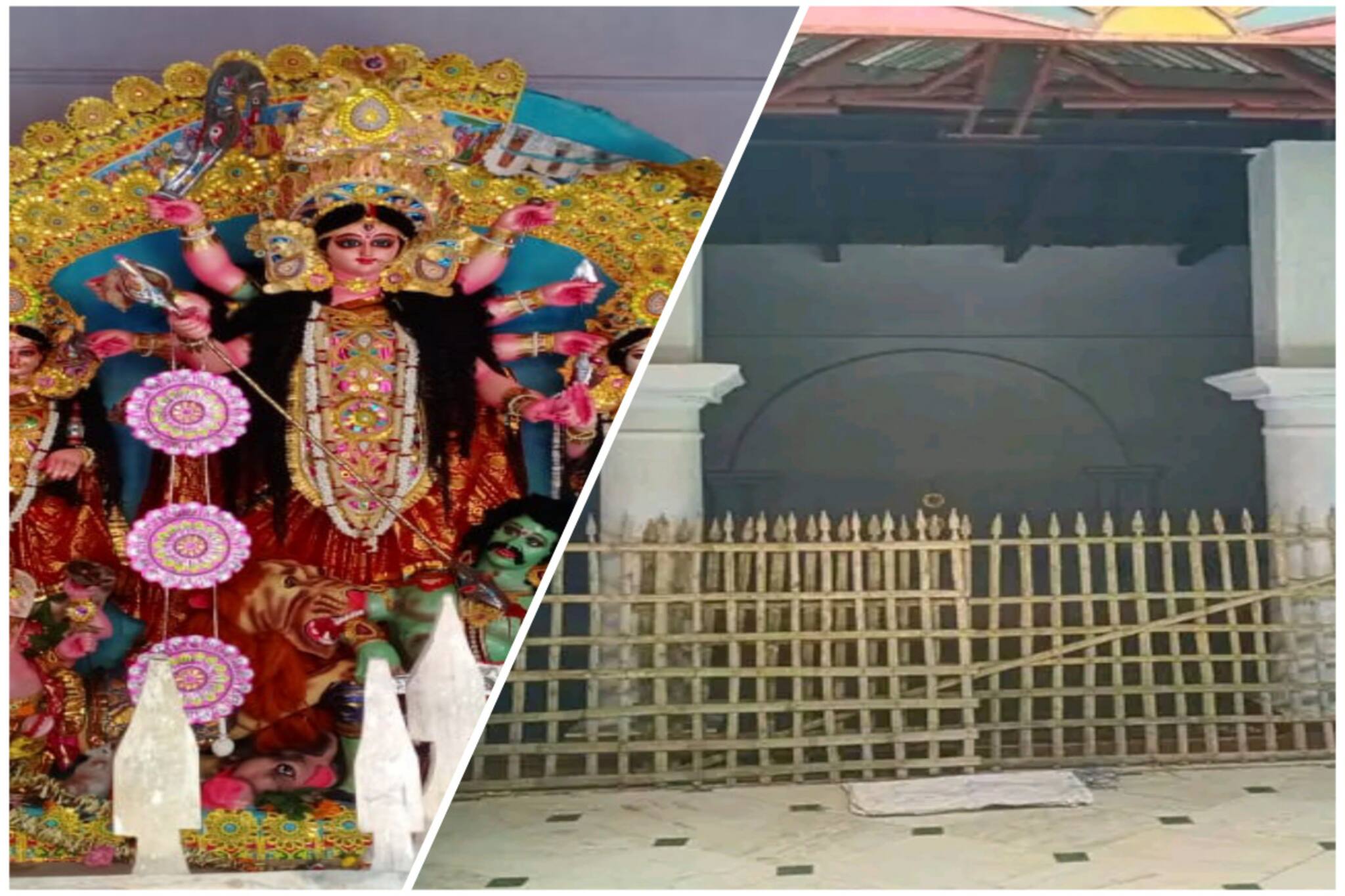 প্রায় ৪০০ বছরের পুরোনো ইতিহাসের স্বাক্ষী ফলতার সরকার বাড়ির দুর্গাপুজো