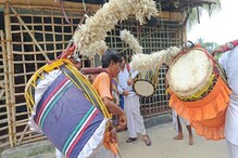 ভিন রাজ্যে বাজবে 'বাংলার ঢাক'! শেষ মুহূর্তের প্রস্তুতিতে ঢাকিরা ভিন রাজ্যে বাজবে 'বাংলার ঢাক'! শেষ মুহূর্তের প্রস্তুতিতে ঢাকিরা