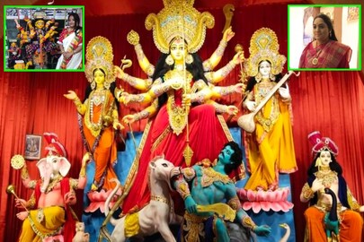চলছে জমজমাটি পুজো