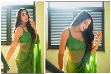 রূপের রানি শুভশ্রী! সবুজের ছোঁয়ায় শাড়িতে মোহময়ী! ঝরছে মাদকতা! ভাইরাল