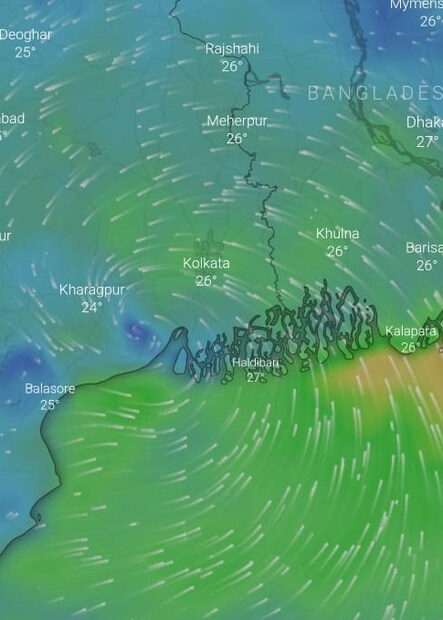  দক্ষিণবঙ্গে আপাতত ভারী বৃষ্টির সম্ভাবনা নেই। শনিবার পর্যন্ত হালকা থেকে মাঝারি বৃষ্টির সম্ভাবনা। বাতাসে জলীয় বাষ্প বেশি থাকায় আর্দ্রতা জনিত অস্বস্তি থাকবে। আজ ও কাল, বুধবার বজ্রবিদ্যুৎ-সহ বৃষ্টির সম্ভাবনা।