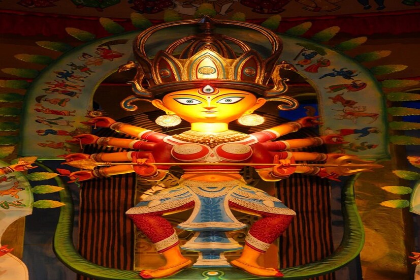 অজেয় সংহতির দুর্গা প্রতীমা ৷