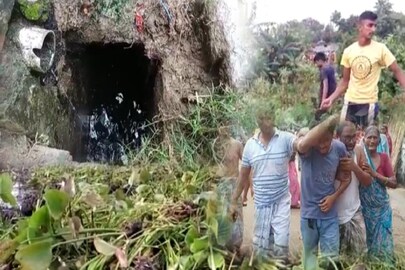 নর্দমায় পড়ে নিখোঁজ শিশুকন্যা