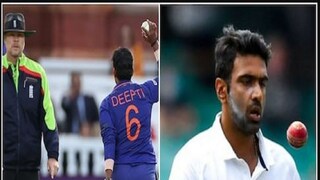 Ind w vs Eng w: ravichandran ashwin lauds deepti sharma 
