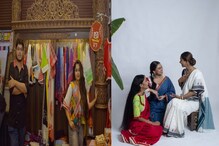 Durga Puja Fashion 2022|| গামছা, জামদানির অনন্য মিশেল! পুজো ফ্যাশনের ঠিকানা হোক 'আকাশলীনা' Durga Puja Fashion 2022|| গামছা, জামদানির অনন্য মিশেল! পুজো ফ্যাশনের ঠিকানা হোক 'আকাশলীনা'