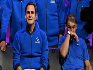 শেষ ম্যাচে এভাবেই কাঁদলেন ফেডেরার এবং নাদাল
