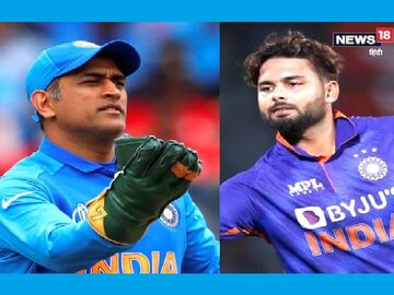ind vs sl : rishabh pant misses run out chance fans remember dhoni's video
