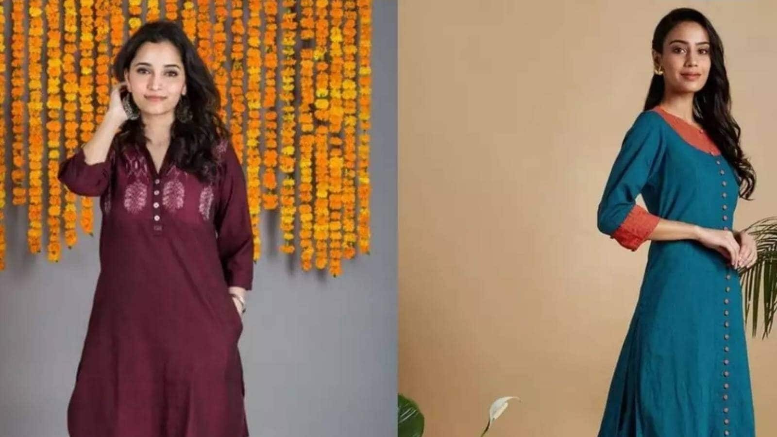 proper designed pants with kurta would turn your durga puja look stunningপুজোয় কুর্তির সঙ্গে এই