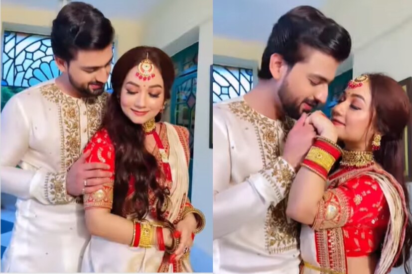 সাবেকি সাজে বাজিমাত টেলি তারকা দম্পতি রুদ্রজিৎ মুখোপাধ্যায় আর প্রমিতা চক্রবর্তীর। ইনস্টাগ্রামে রিল বানিয়ে ভক্তদেরও পুজোর জন্য রেডি হতে বললেন তাঁরা।