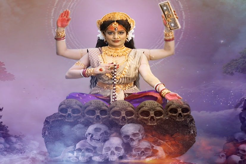 মহালয়ার ভোরে দেবী ভৈরবী ও ধূমাবতীর আগমন ৷ কালার্স বাংলায় মহালয়ার ভোরের বিশেষ অনুষ্ঠান ৷ ছবি সৌজন্যে কালার্স বাংলা ৷