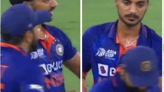Rohit Sharma did not listen to Arshdeep Singh - Photo Courtesy- Twitter/ Video Grab 