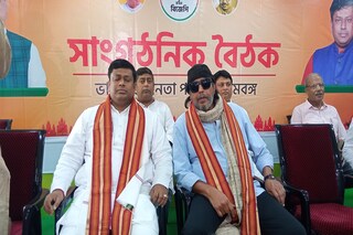 সুকান্ত মজুমদার ও মিঠুন চক্রবর্তী
