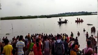 During mahalaya tarpan crackers blasted in Purba Bardhaman